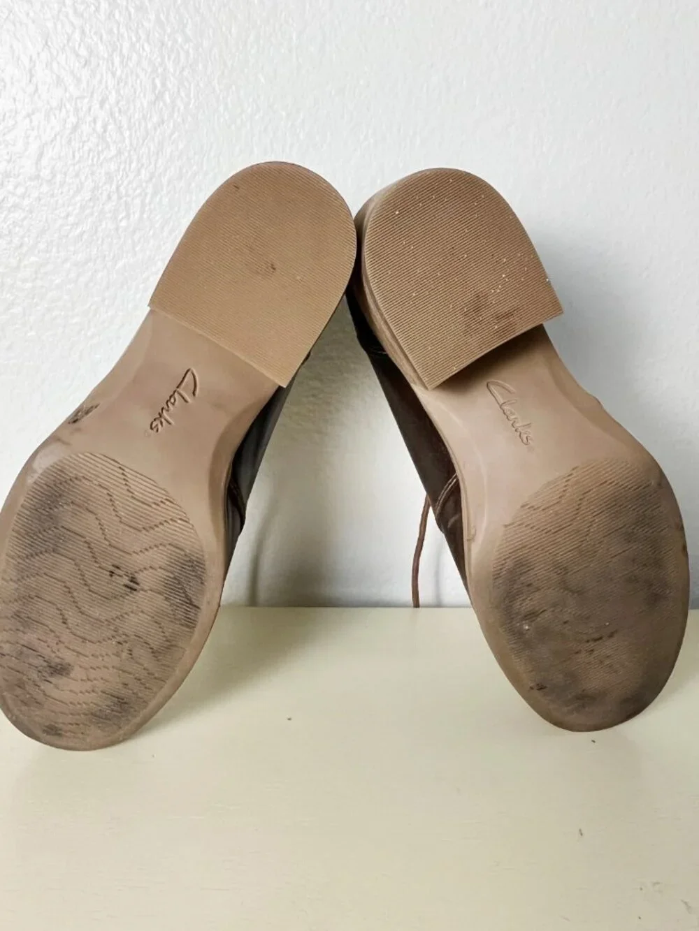 Clarks Maypearl Flora Leather Booties